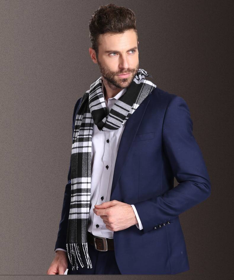 Men's Wool Cashmere Scarf Men's Wool Cashmere Scarf