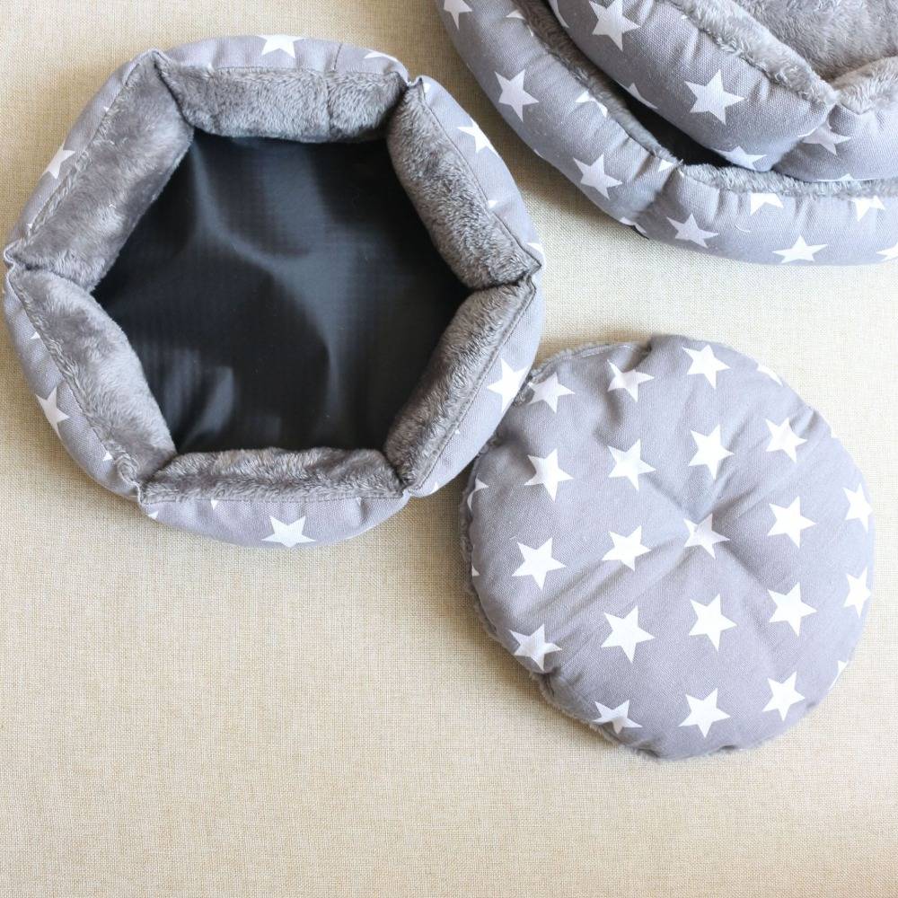 Soft Round Shaped Multilayered Sleeping Bed for Pets