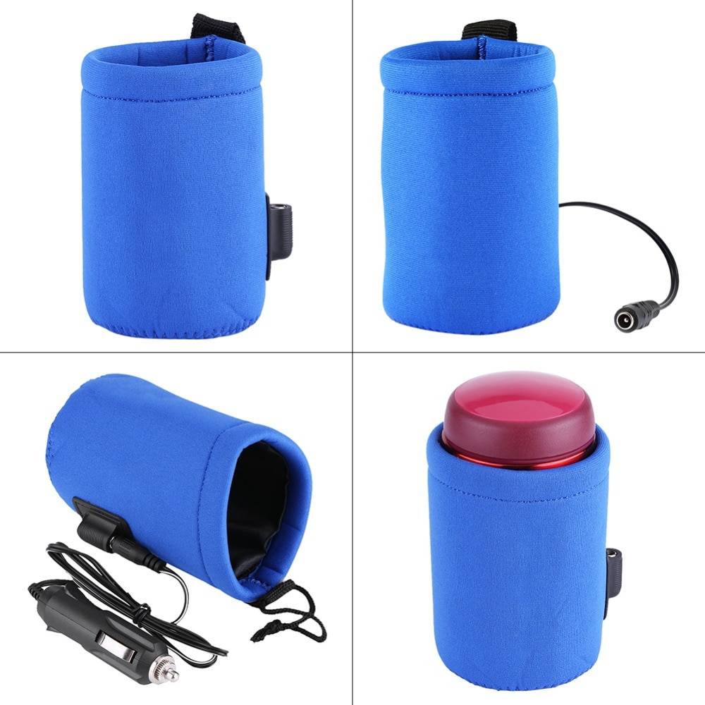 Portable Baby Feeding Bottle Heater Bottles Color : Black / DC 12V|Black / DC USB|Pink / DC USB