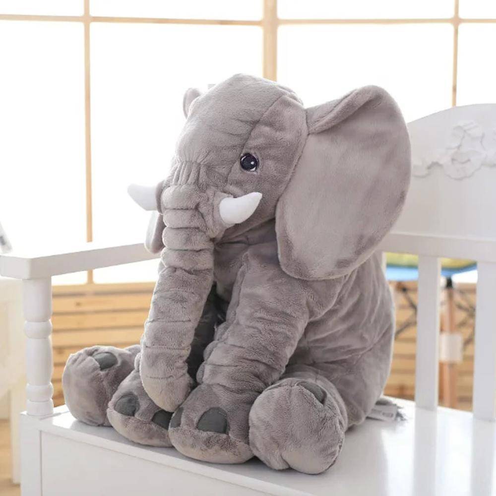 40/60cm Infant Plush Elephant Soft Appease Elephant Playmate Calm Doll Baby Toy Elephant Pillow Plush Toys Stuffed Doll