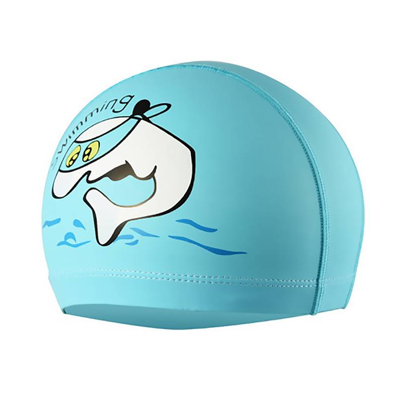 Kid's Dolphin Pattern Swimming Caps
