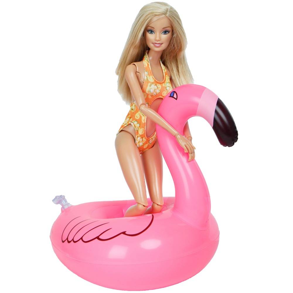 Swimming Suit and Swim Ring For Barbie Doll 2 pcs Set