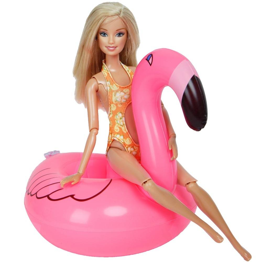 Swimming Suit and Swim Ring For Barbie Doll 2 pcs Set