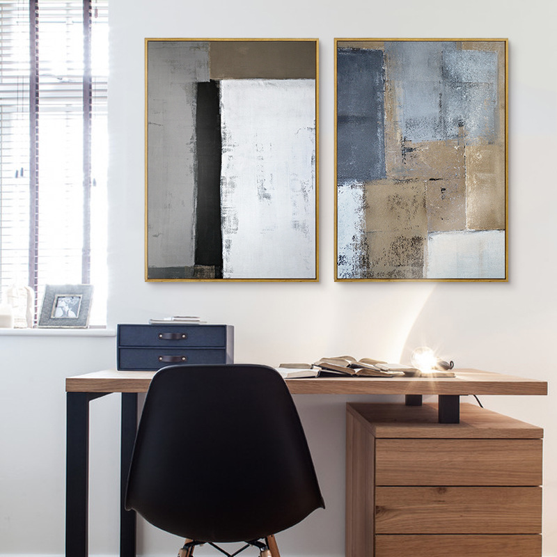 Nordic Style Abstract Canvas Painting