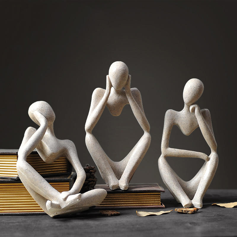 Nordic Abstract Thinker Figurine