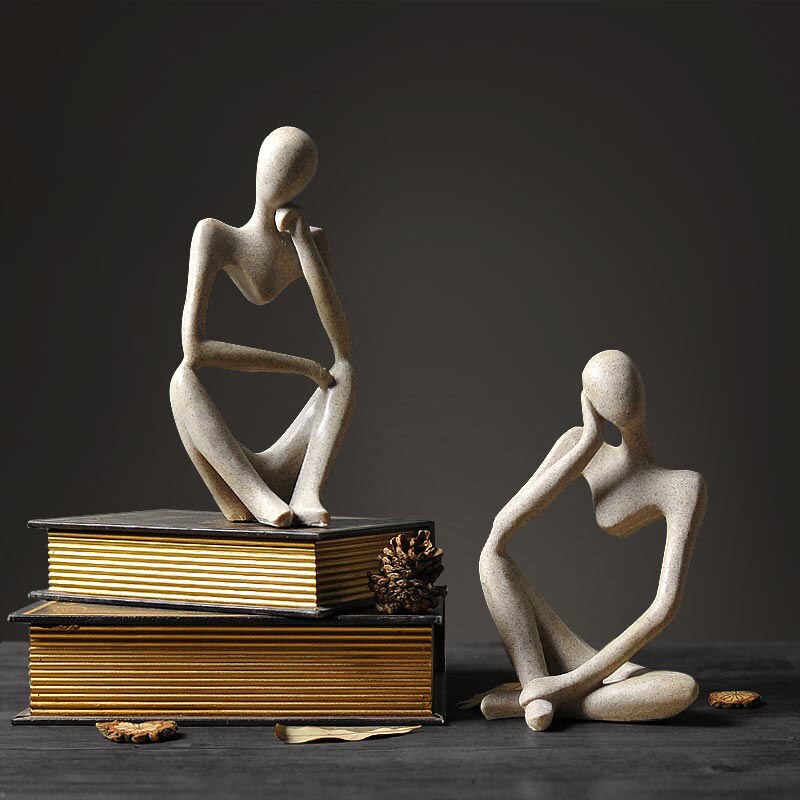 Nordic Abstract Thinker Figurine