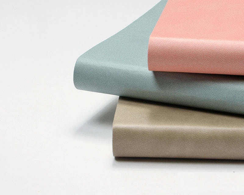 Simple Pastel Color Leather Diary Notebook