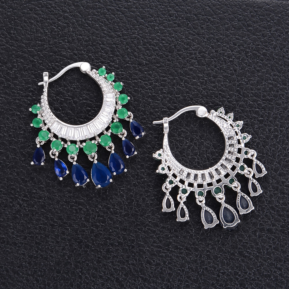 Women's Elegant Water Drop Round Earrings