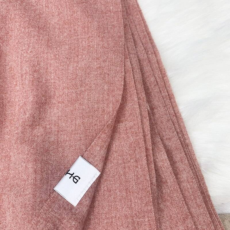 Women's Solid Color Cashmere Winter Scarf