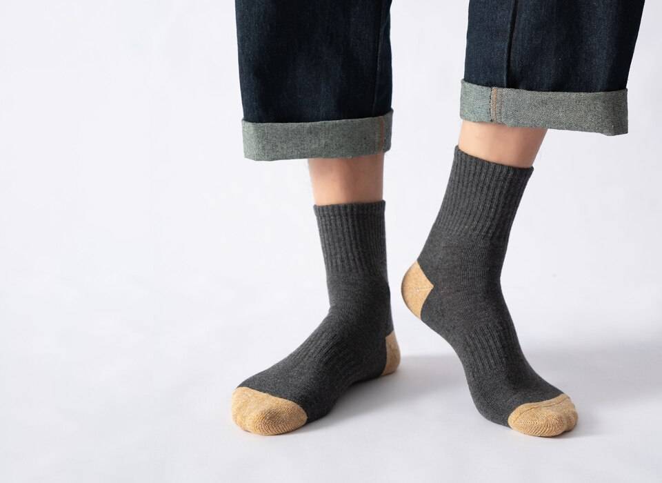 Men's Breathable High Socks 5 Pairs Set