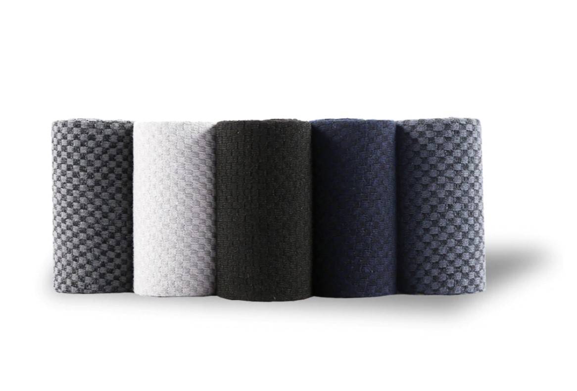 Men's Textured Style Socks 10 Pairs Set