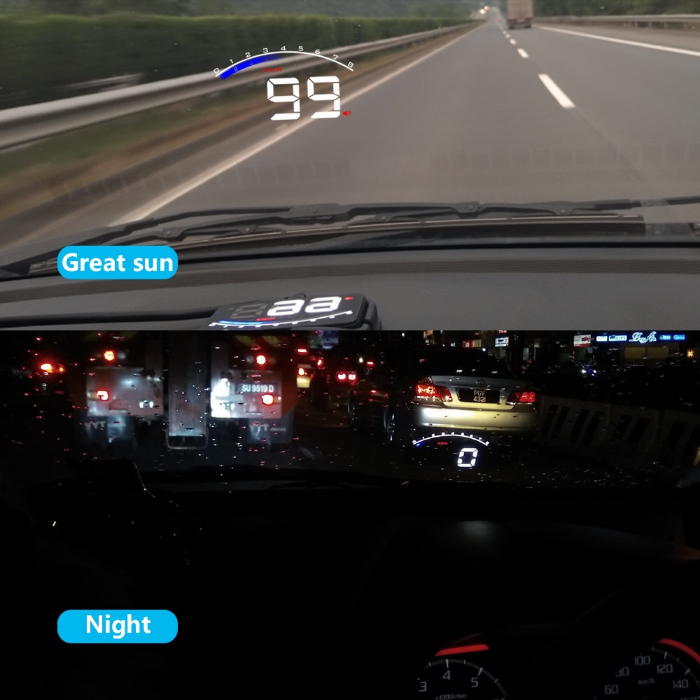 Windshield Speed Projector