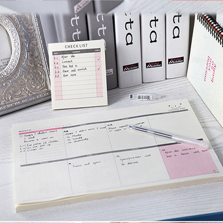 A4 Desk Weekly Planner