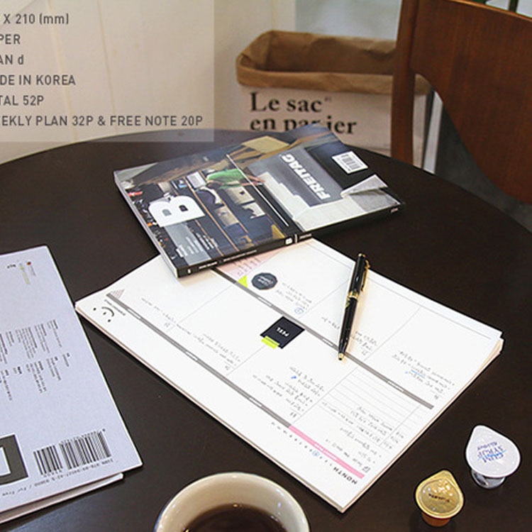 A4 Desk Weekly Planner