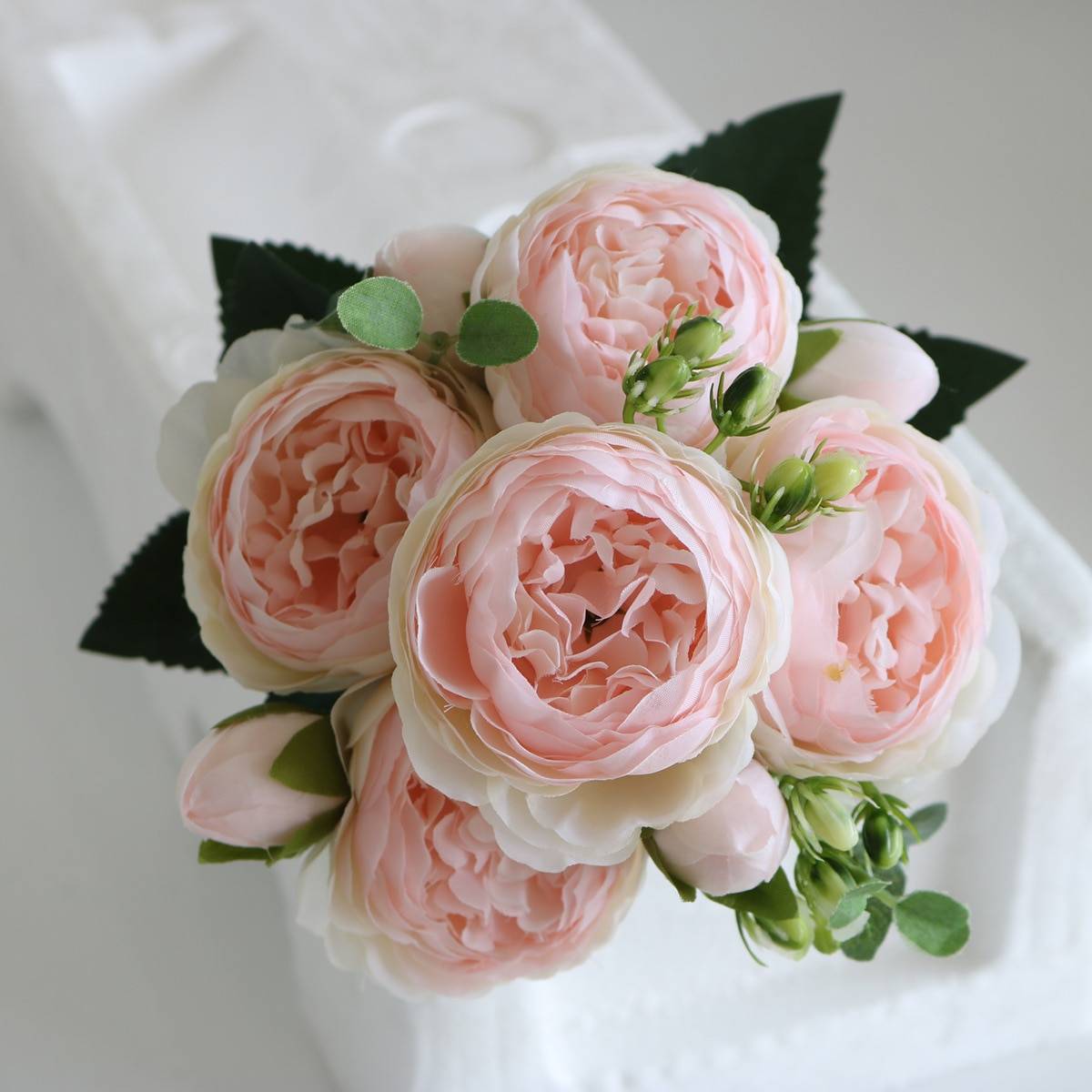 Artificial Bouquet of Peonies Flowers