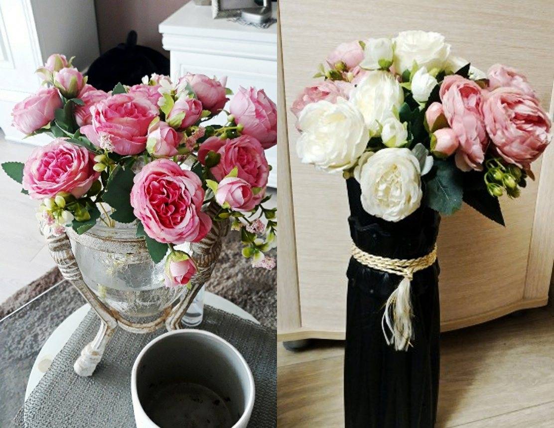 Artificial Bouquet of Peonies Flowers