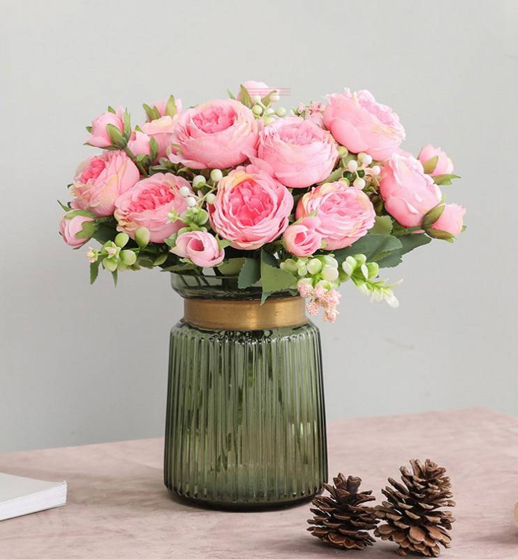 Artificial Bouquet of Peonies Flowers