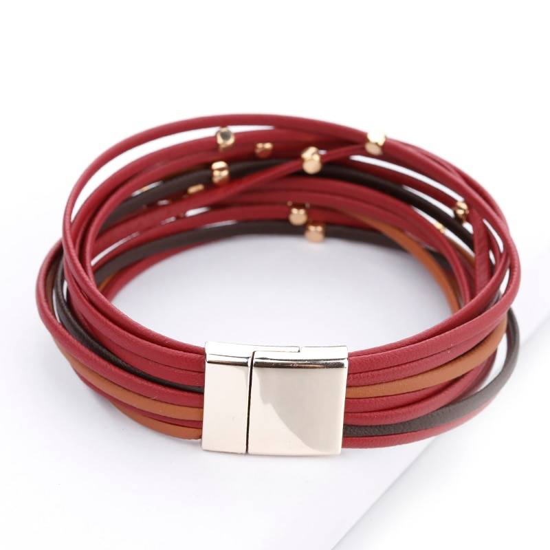 Boho Genuine Leather Bracelet for Women Boho Genuine Leather Bracelet for Women