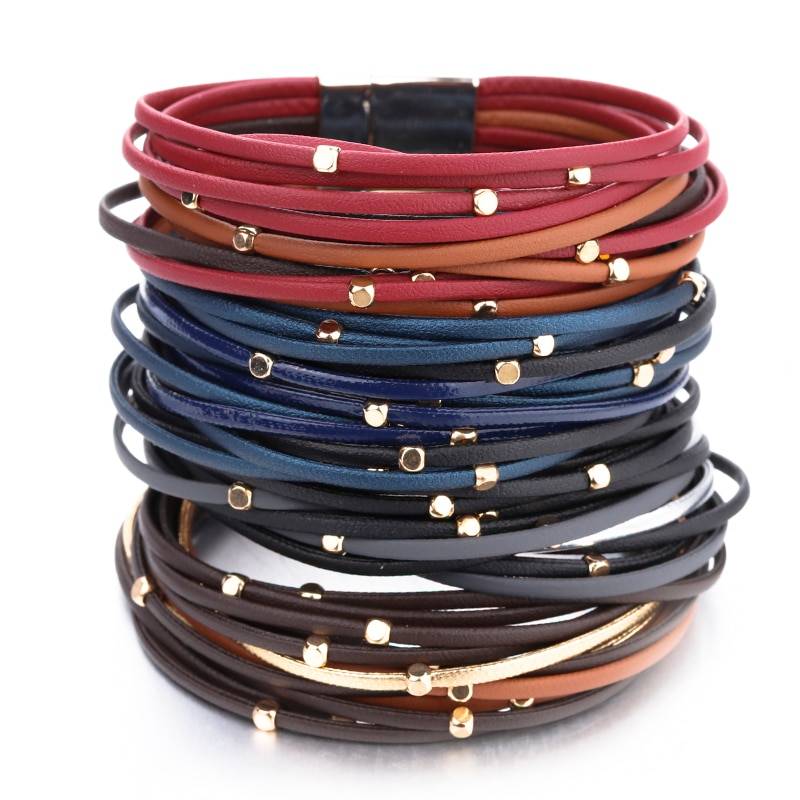 Boho Genuine Leather Bracelet for Women Boho Genuine Leather Bracelet for Women