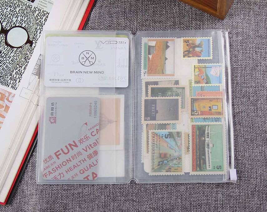 Leather Letter Printed Notebook