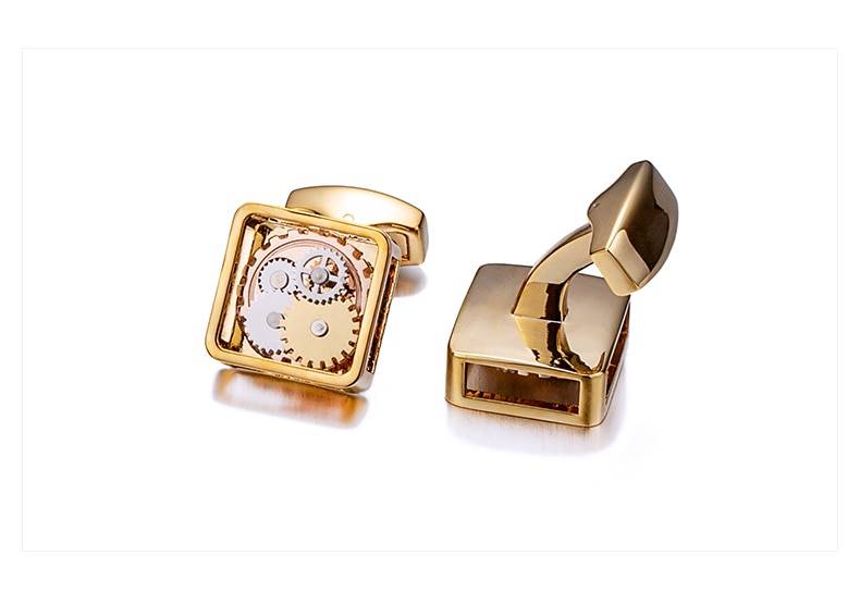 Men's Mechanical Design Cufflinks