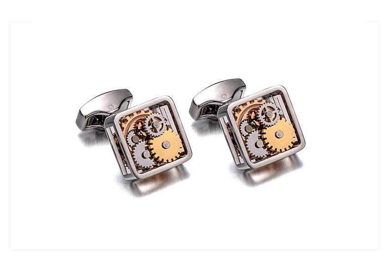 Men's Mechanical Design Cufflinks