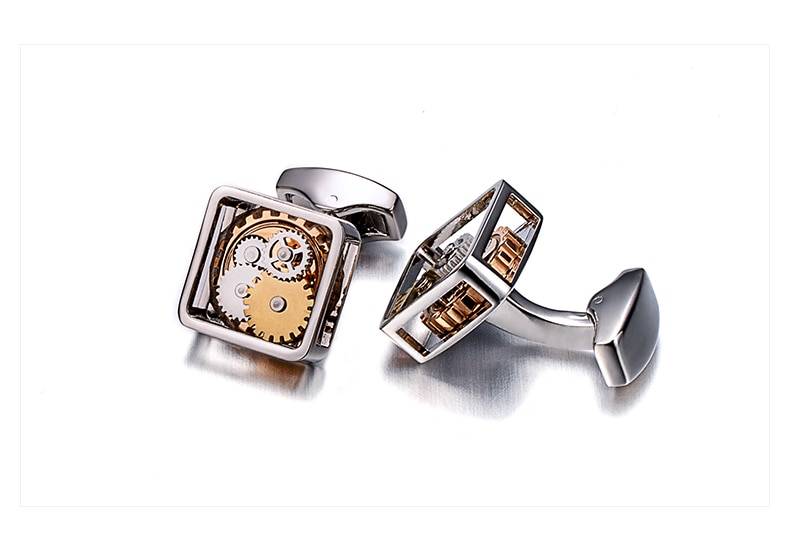 Men's Mechanical Design Cufflinks