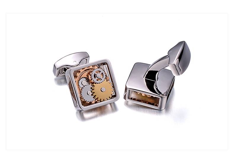 Men's Mechanical Design Cufflinks