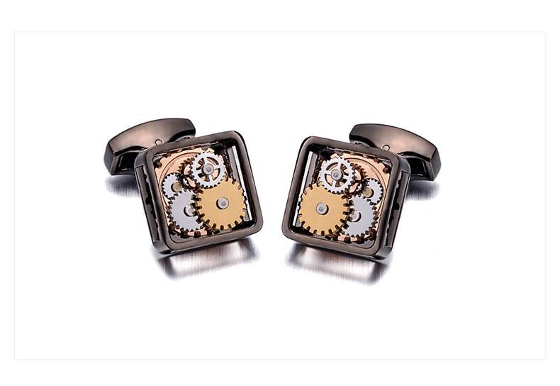 Men's Mechanical Design Cufflinks