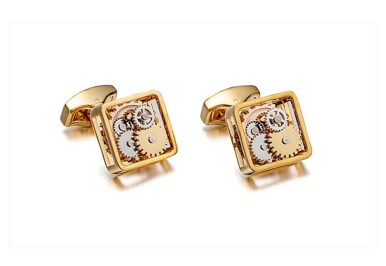 Men's Mechanical Design Cufflinks