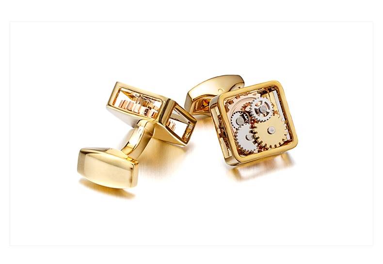 Men's Mechanical Design Cufflinks