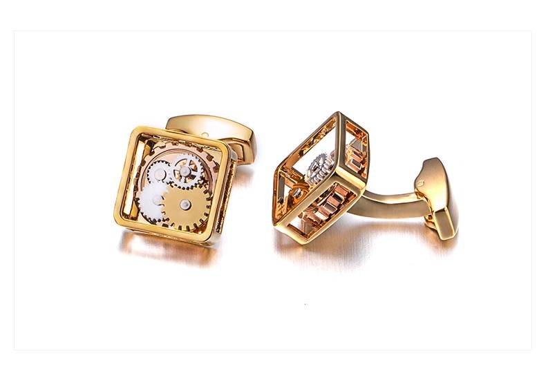 Men's Mechanical Design Cufflinks