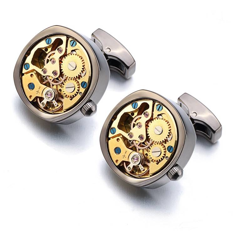 Men's Multicoloured Stainless Steel Cufflinks