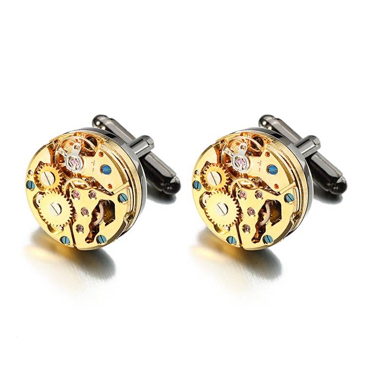 Men's Multicoloured Stainless Steel Cufflinks