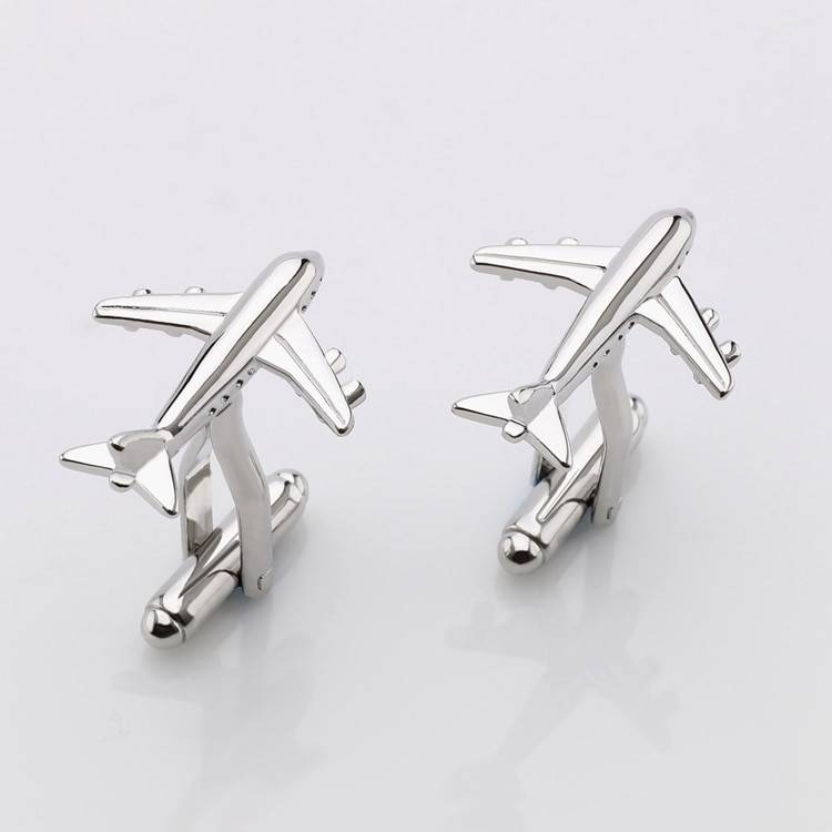 Men's Plane Cufflinks