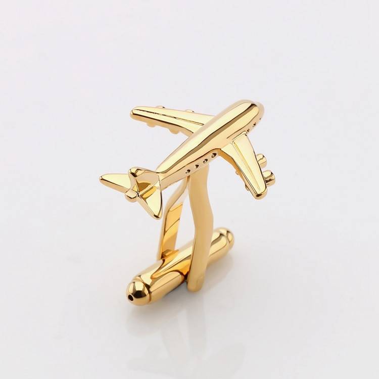 Men's Plane Cufflinks