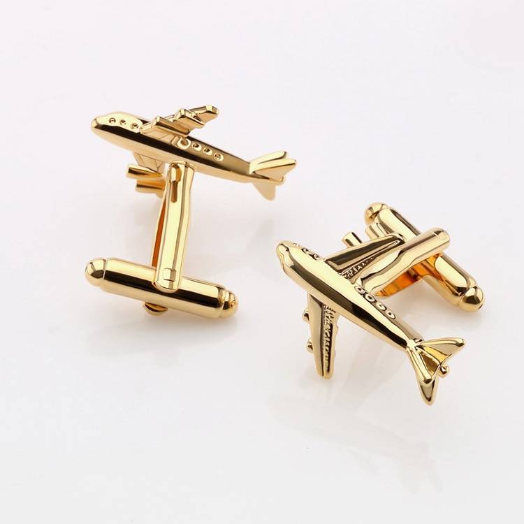 Men's Plane Cufflinks