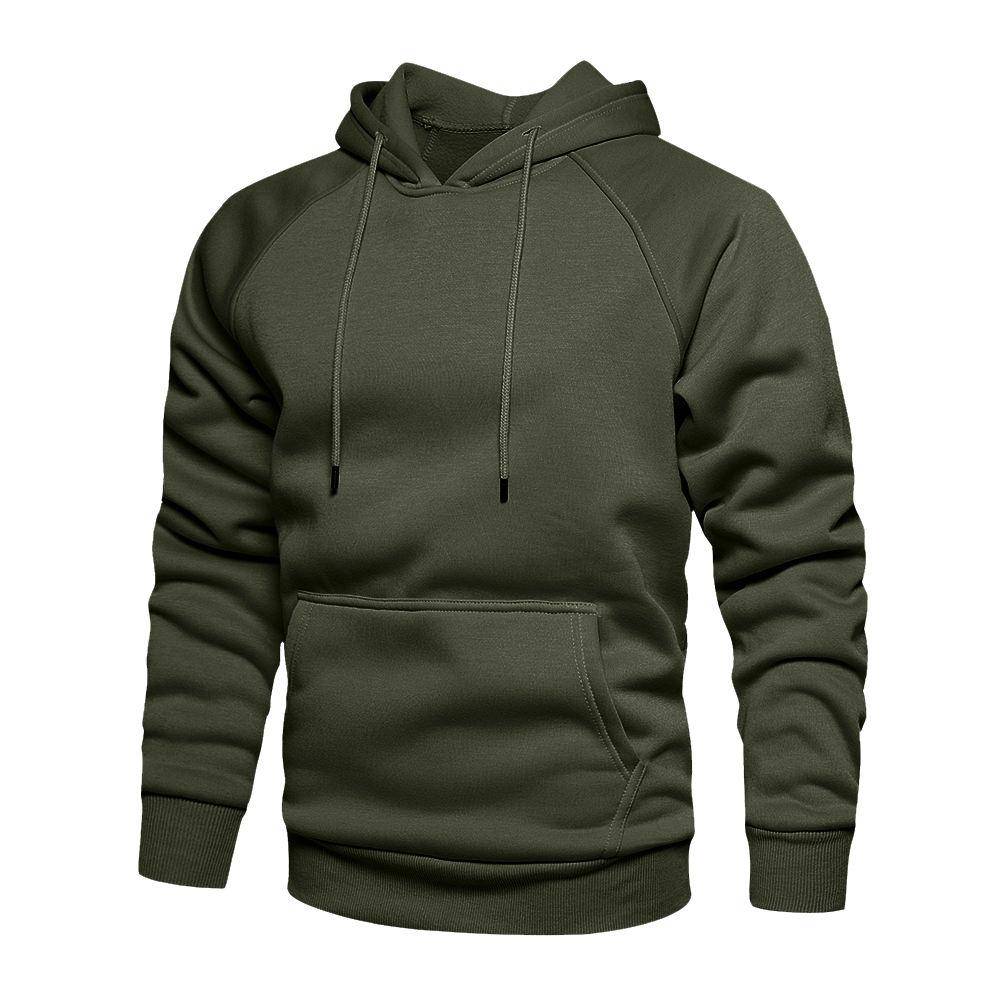 Men's Solid Color Autumn Hoodie