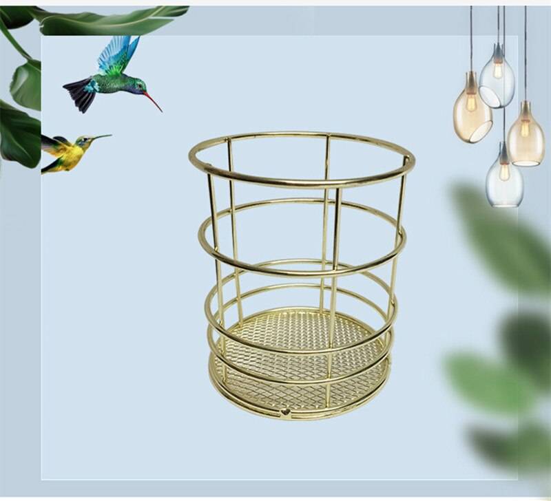 Metal Bucket Style Stationery Holder Metal Bucket Style Stationery Holder