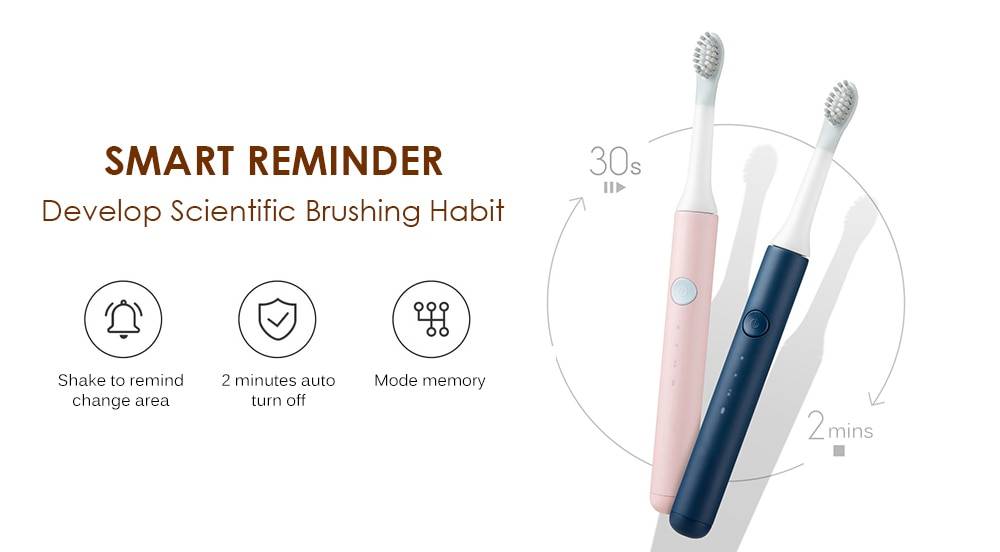 Rechargeable Electric Ultrasonic Toothbrush