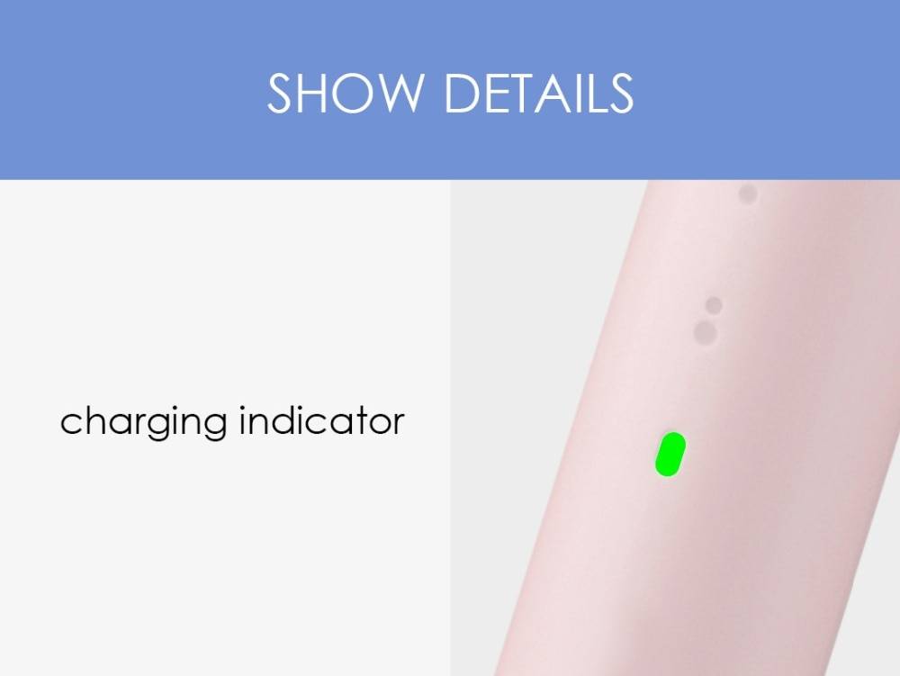 Rechargeable Electric Ultrasonic Toothbrush