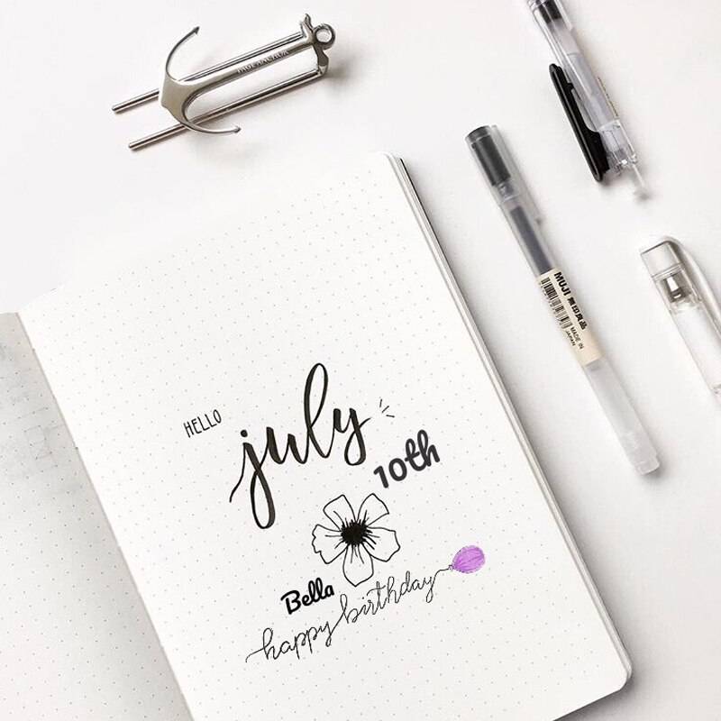 Simple Pastel Color Leather Diary Notebook