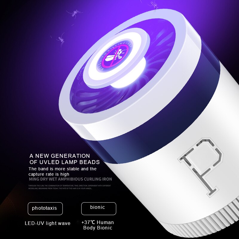 Mosquito Killer lamp Electrical mosquito trap Anti Lantern Fly Trap photocatalyst Repeller For Indoor Bug Zapper Light Killer